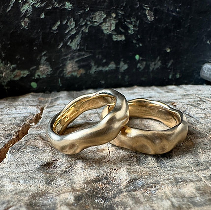 organiske vielsesringe guld