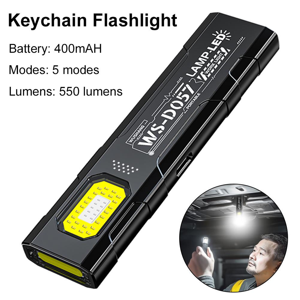 Outdoor LED Flashlight 550Lm Portable Mini Torch Light Pocket Lantern Flood Work