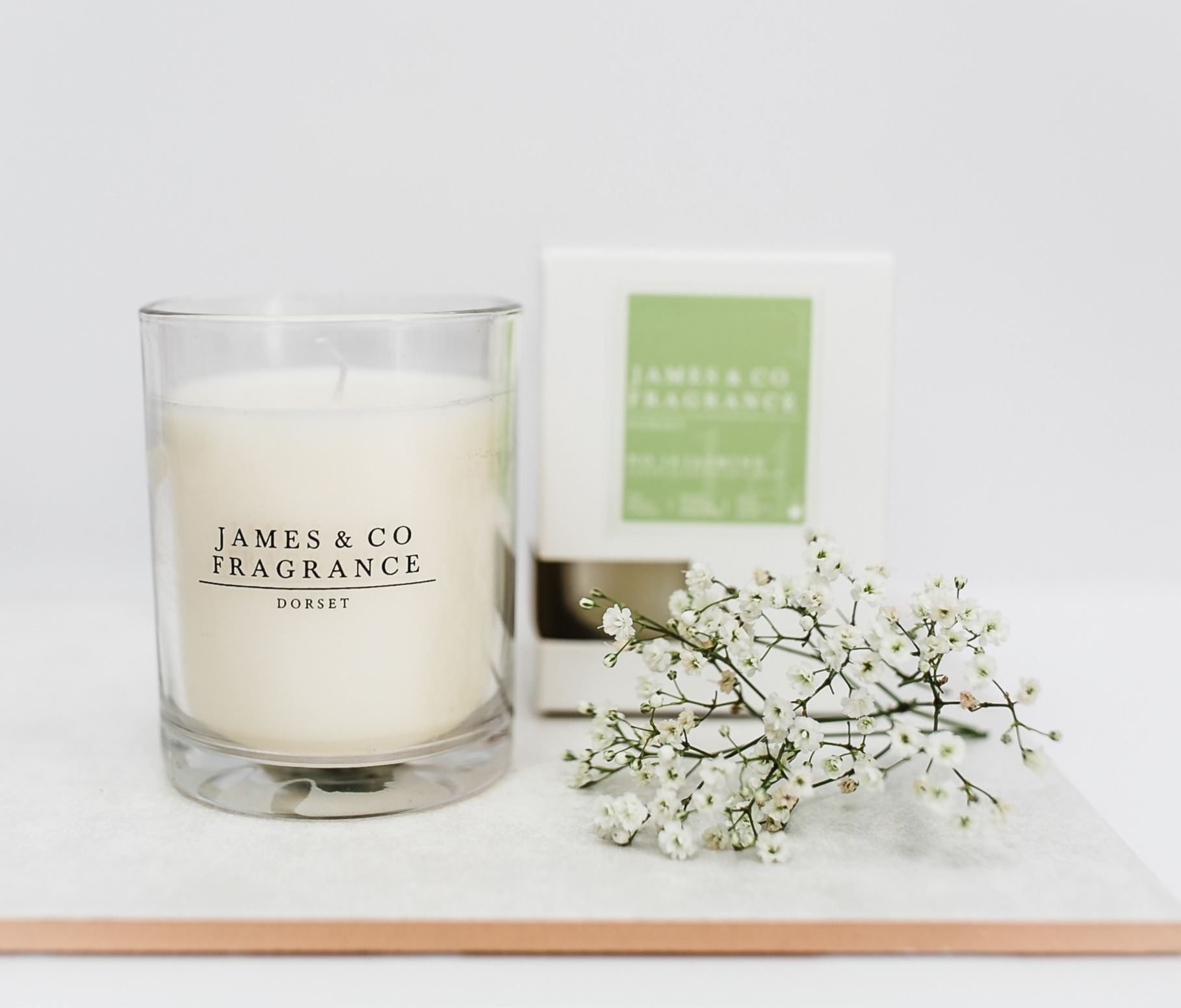 No. 14 Jasmine Glass Candle 35 hours burn time