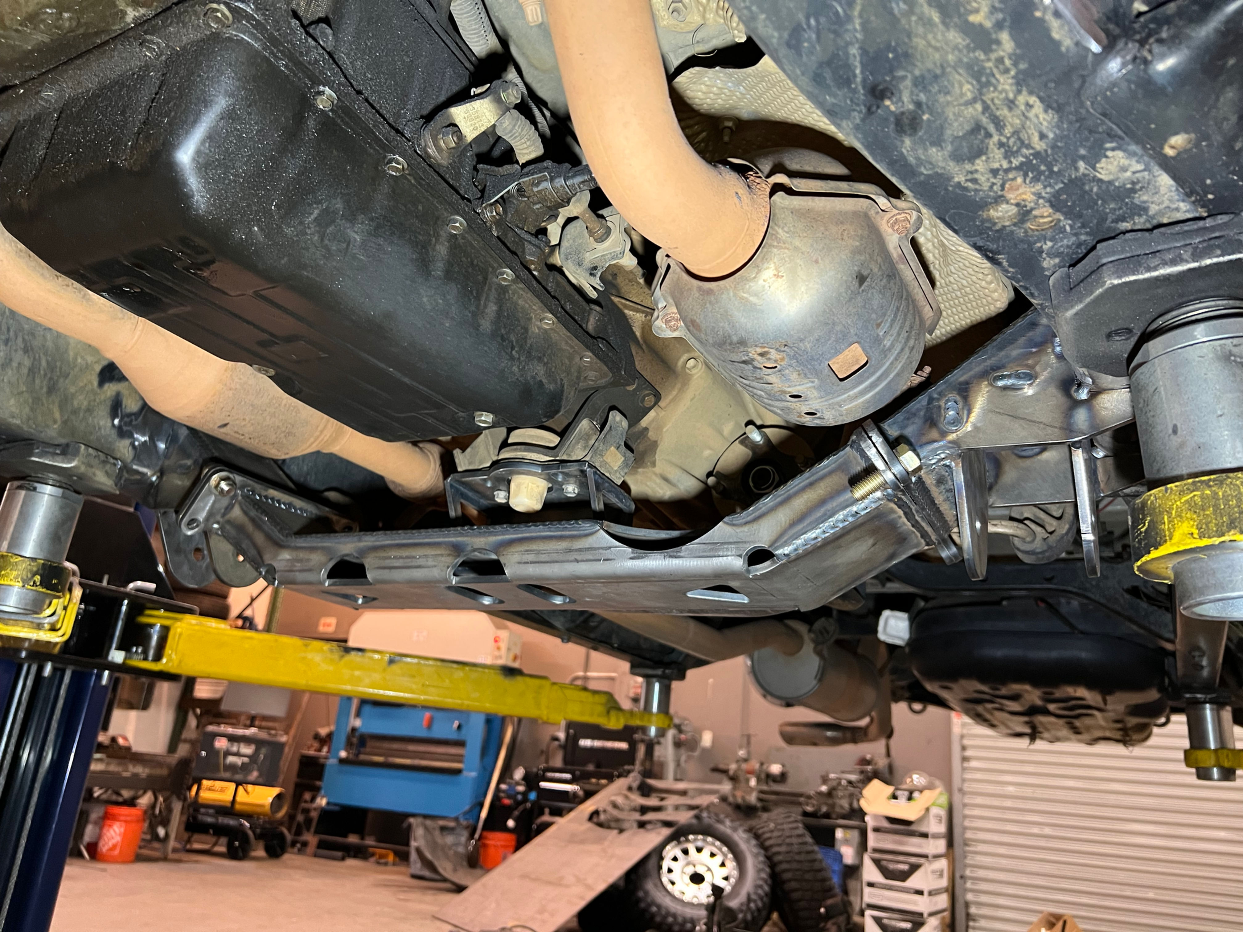 crossmember installed view