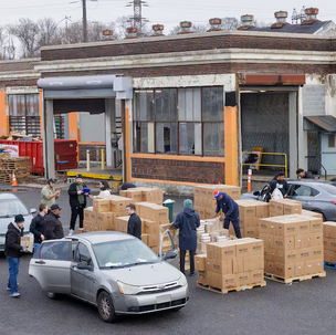 Share Food Program in North Philadelphia distributes food boxes to more than 7,000 people in the region. The federal program that funds these efforts could be eliminated under President Donald Trump's budget proposal.