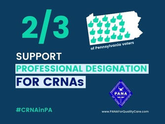 Two-thirds of Pa. Voters Support Professional Designation for CRNAs