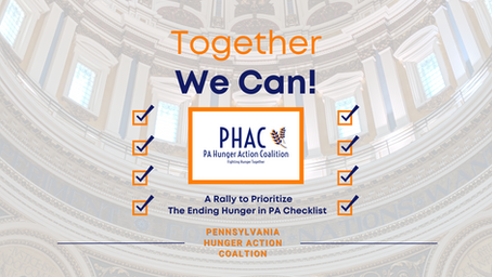Statewide anti-hunger coalition to outline 2024-25 legislative priorities at Capitol event