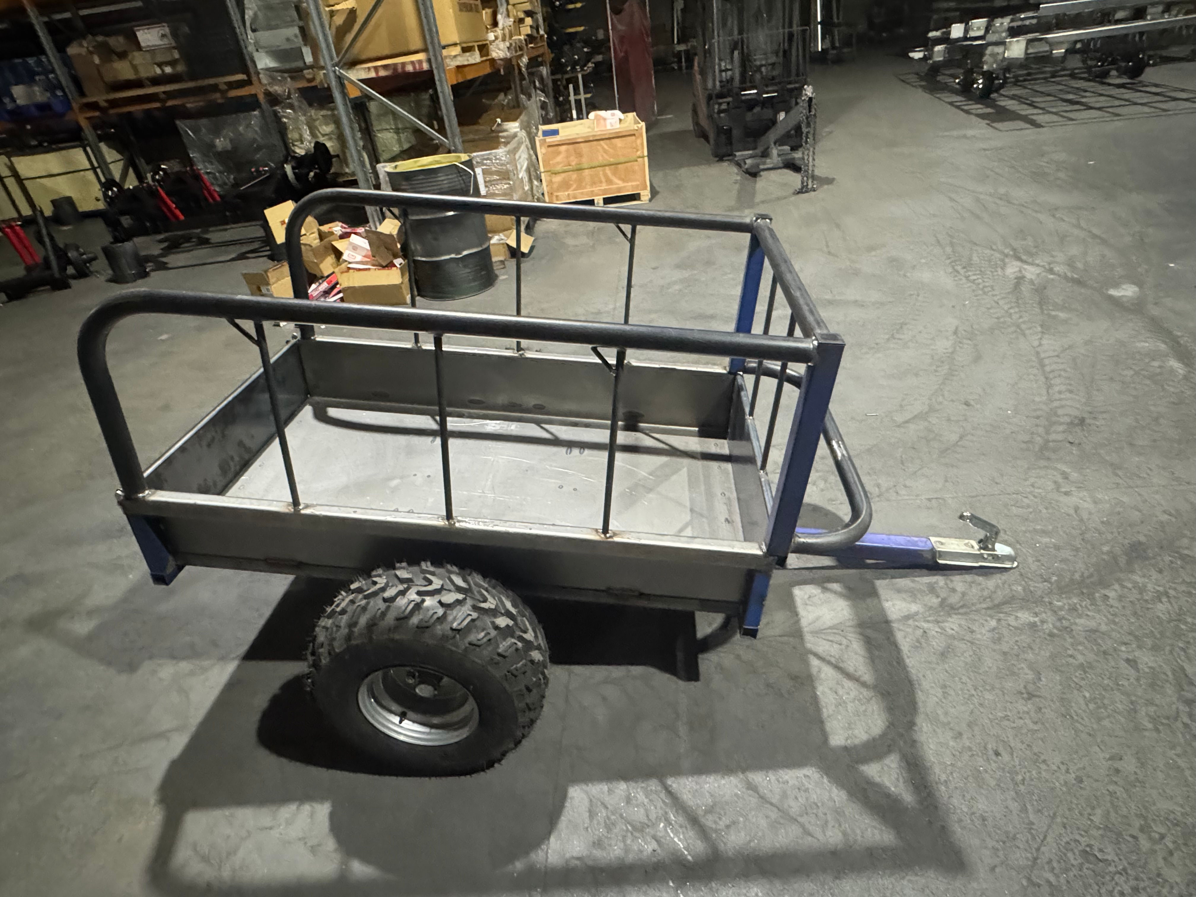 5*3 ATV Trailer with guard rails