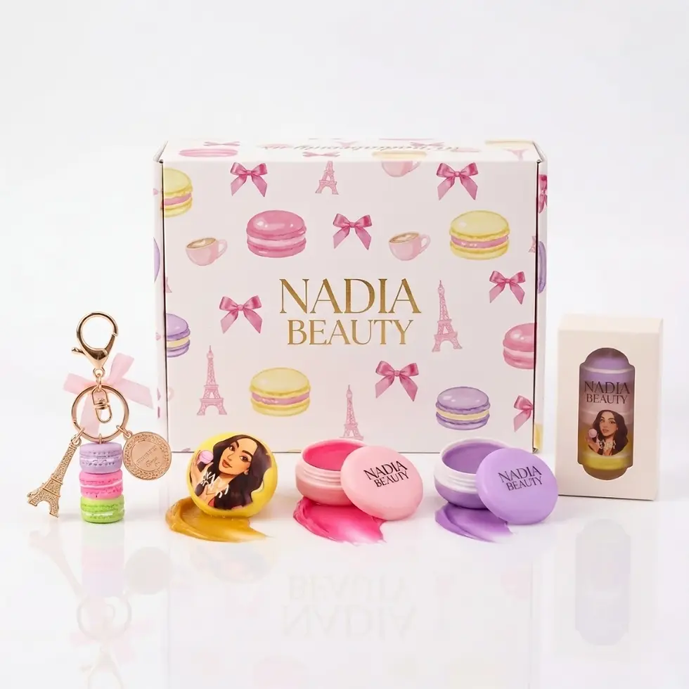 macaron subscription lip care box