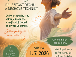 🌿 Vědomý pohyb, důležitost dechu a dechové techniky 🌿| 1.7.2026, Plzeň