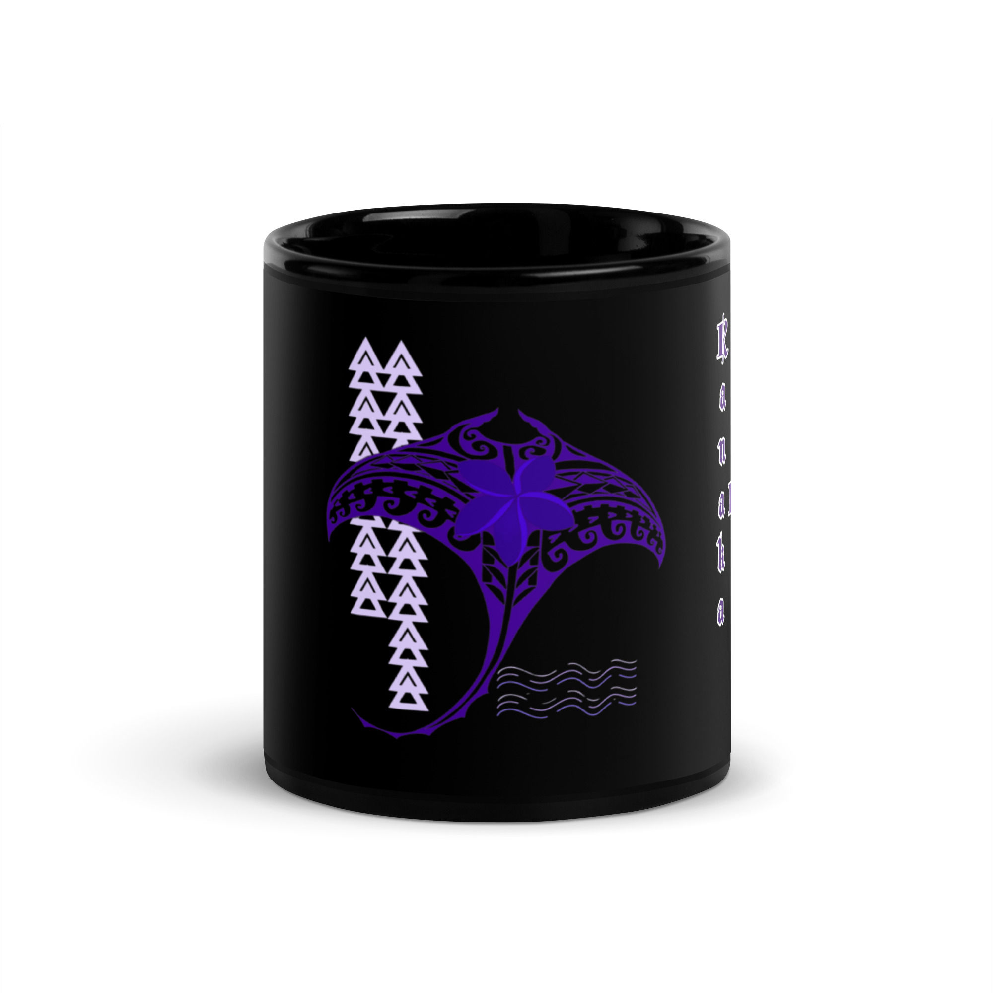 Mug, Black ~ Stingray ~ Noho 'ana Kanaka Maoli