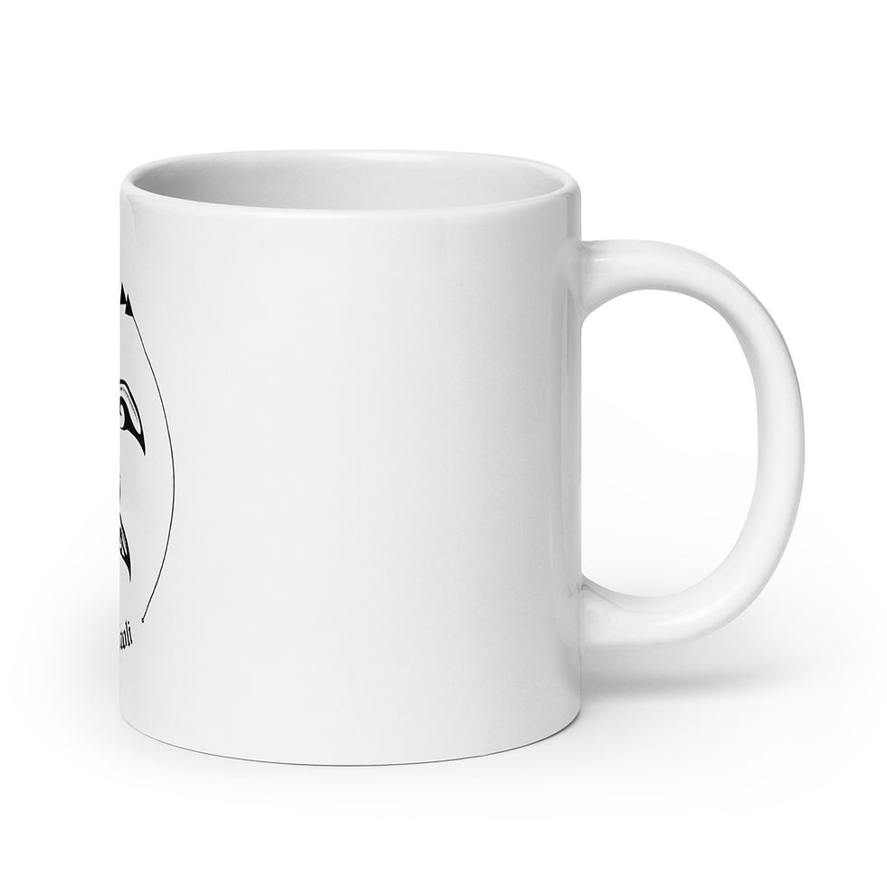 Thumbnail: Mug, White ~ Honu ~ Noho 'ana Kanaka Maoli