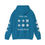 Thumbnail: Hooded Sweatshirt, Hawaiian Quilt Designs ~ Noho 'ana Kanaka Maoli
