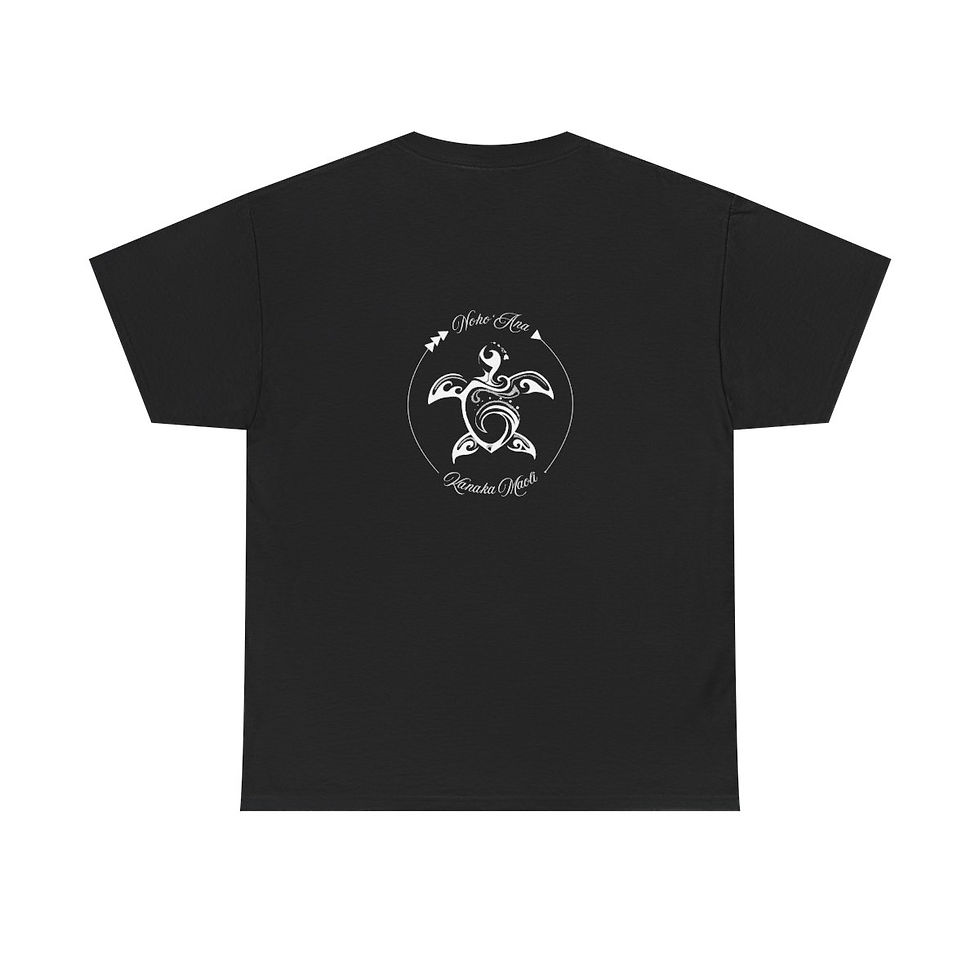 Tee, Heavy Cotton ~ Honu ~ Noho 'ana Kanaka Maoli