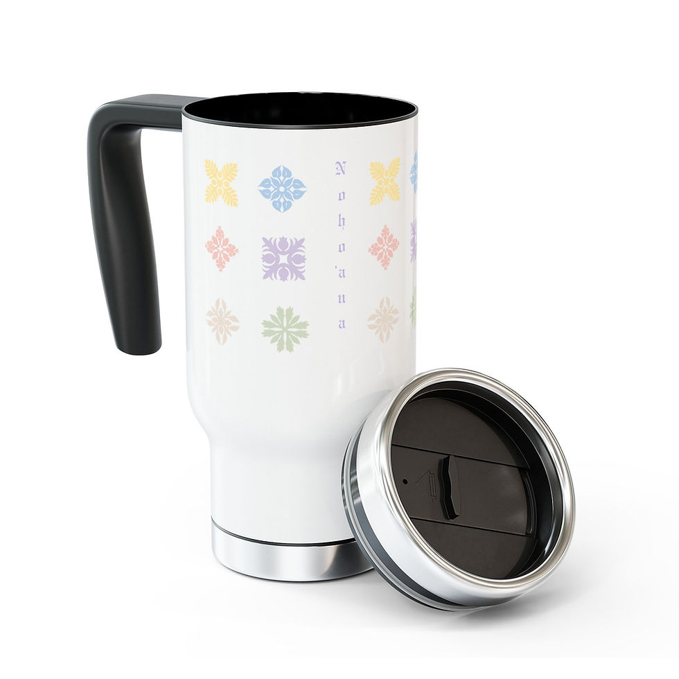Thumbnail: Mug, Stainless Steel Travel Mug with Handle, 14oz