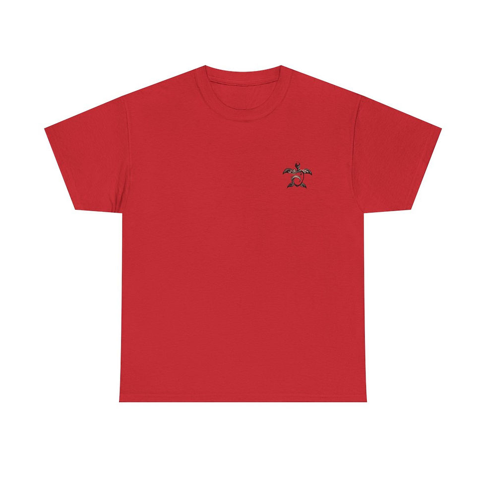 Thumbnail:  Tee, Heavy Cotton ~ Honu ~ Noho 'ana Kanaka Maoli