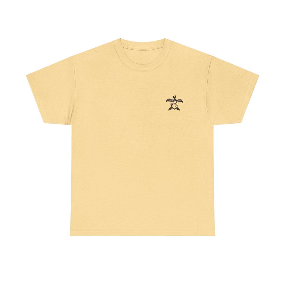 Thumbnail:  Tee, Heavy Cotton ~ Honu ~ Noho 'ana Kanaka Maoli
