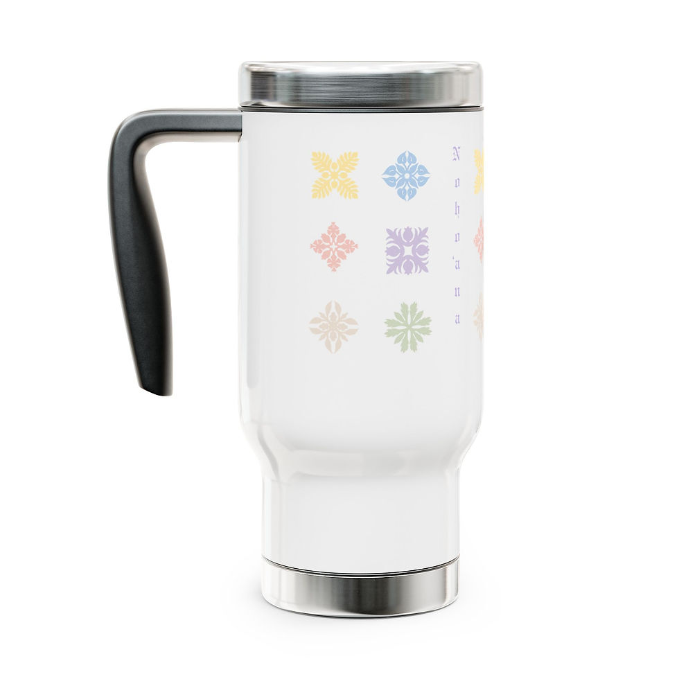 Thumbnail: Mug, Stainless Steel Travel Mug with Handle, 14oz
