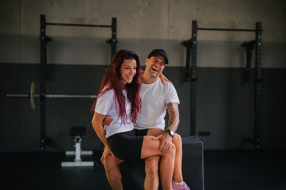 Tamara und Ste am Trainieren - die Gesichter hinter stb4