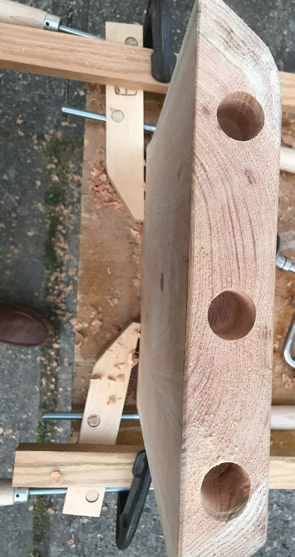 Honey locust in the shop at Sound Designs in Glen Cove