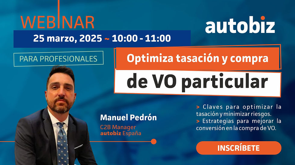 Webinar: Optimiza tasación y compra de VO particular