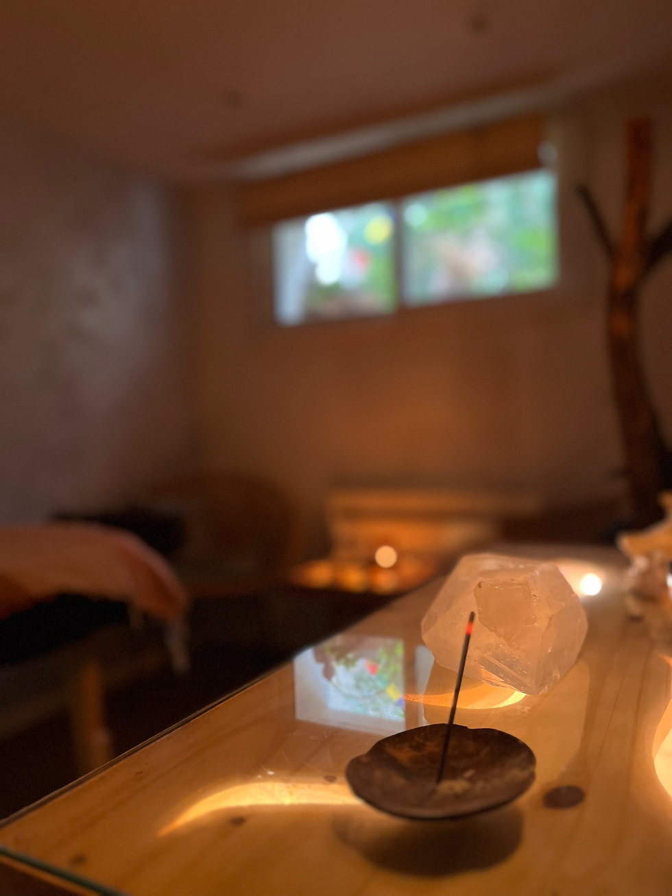 décoration salle massage - eau