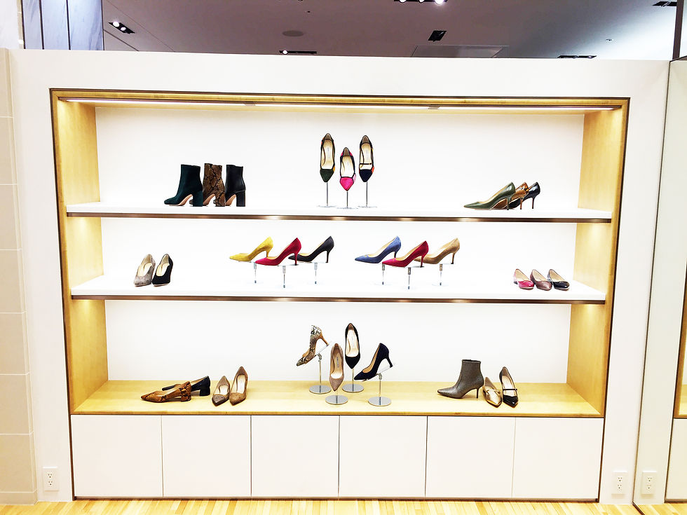 VMD 会社 店舗 売場 デザイン ディスプレイ 売上 改善 ファッション アパレル 靴