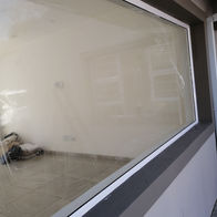 clean long square window