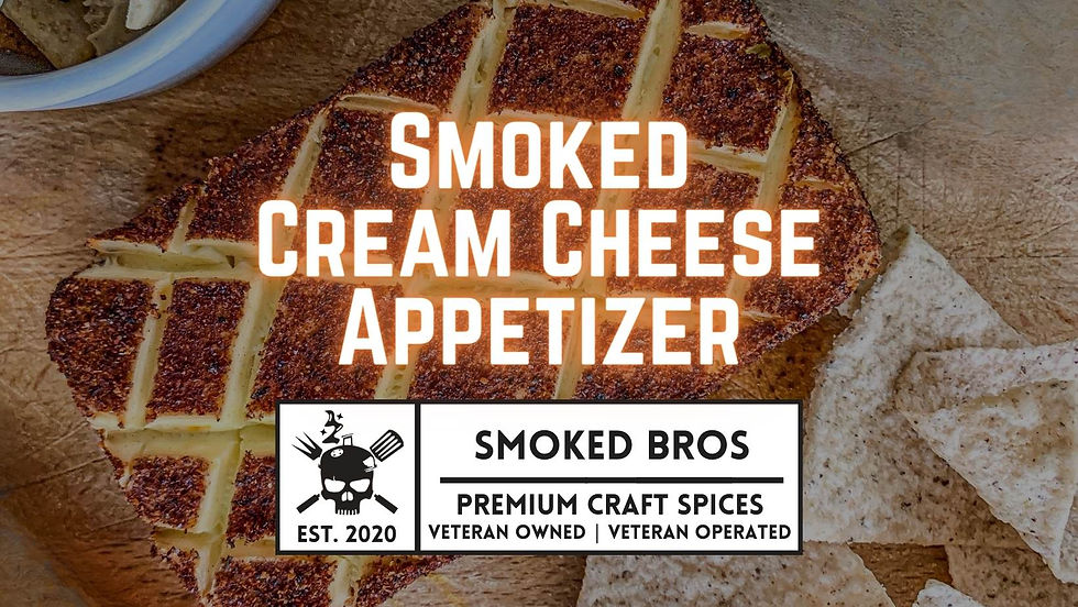 Smoked Cream Cheese Recipe: Easy and Delicious Appetizer | Recipe For Smoker | Smoked Bros BBQ Rubs