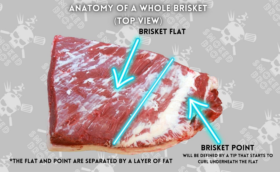 Brisket Flat and Point How to Identify