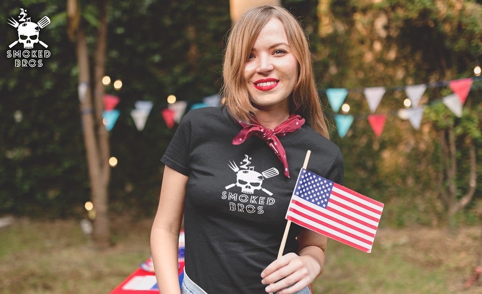 Check out our selection of patriotic BBQ themed apparel. Smoked Bros represents the courage and duty of all Patriotic Americans.
