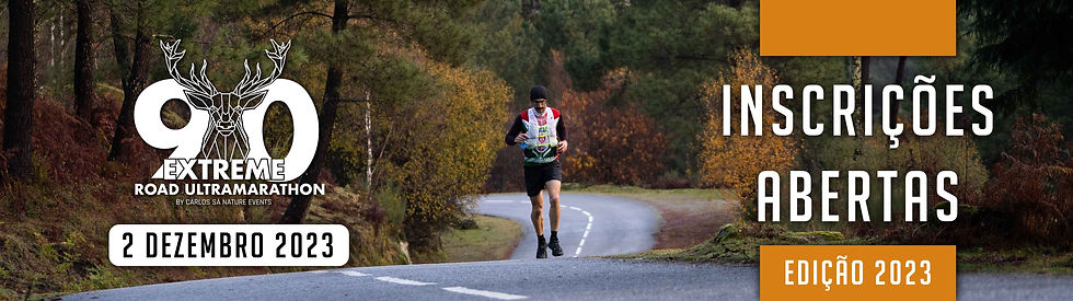 banner de divulgação de uma ultramaratona de 90 Km