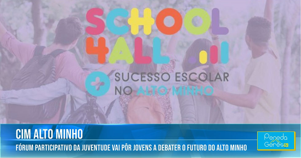 cartaz do evento com crianças de mochila às costas