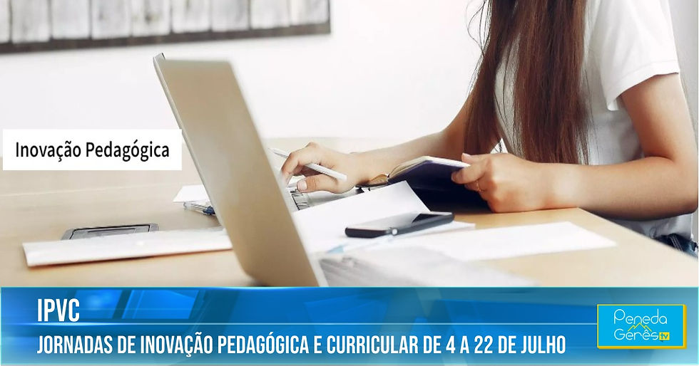 mulher a trabalhar no PC e a tirar notas num caderno
