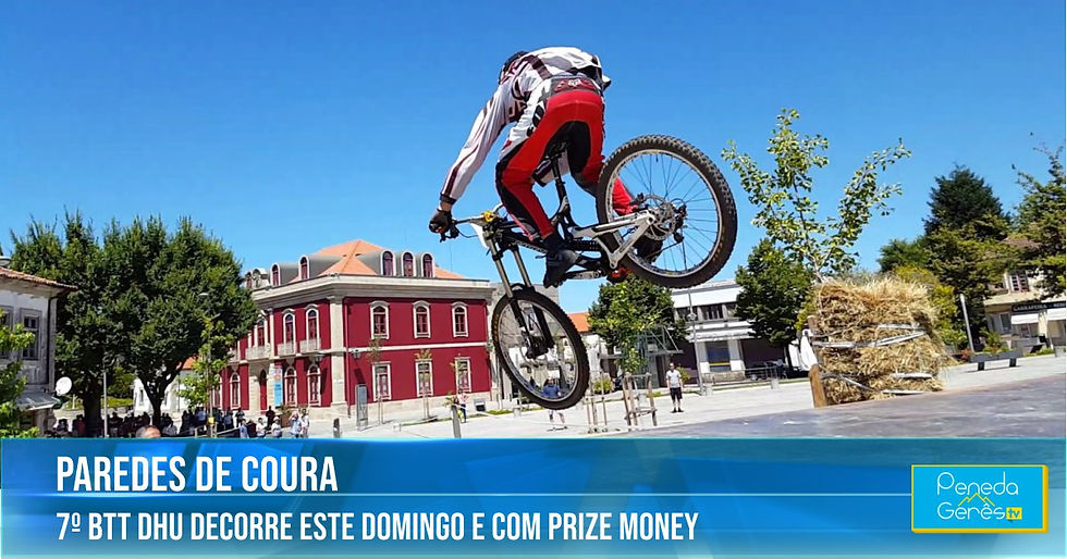 atleta em performance de BTT