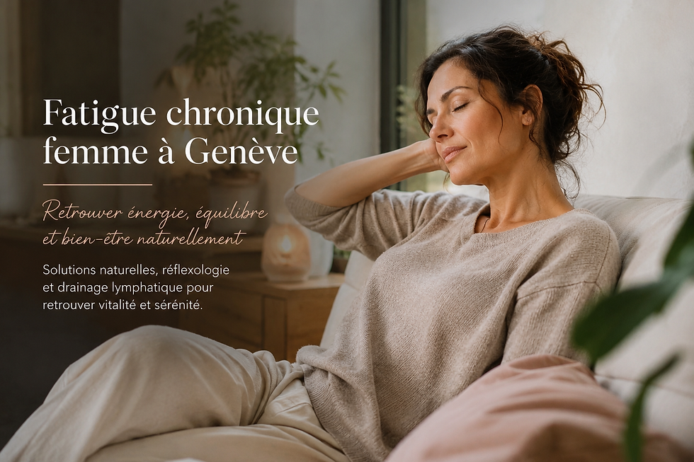 fatigue chronique femme Genève bien-être naturel
