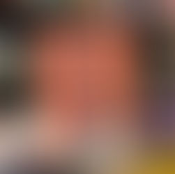 Hand holding "Porcupines" book by Fran Fabriczki in a colorful bookstore. The cover is orange with an illustration of a woman and girl.