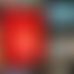 Hand holding a tablet displaying "Cut & Thirst" by Margaret Atwood. Red cover with a cocktail image. Blurred bookshelf background.