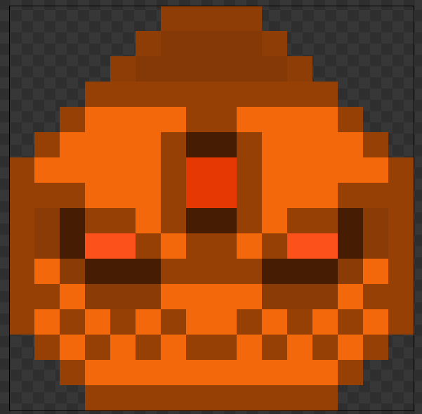 The player sprite looks more fresh and improved than the last sprite that looked simple and plain.