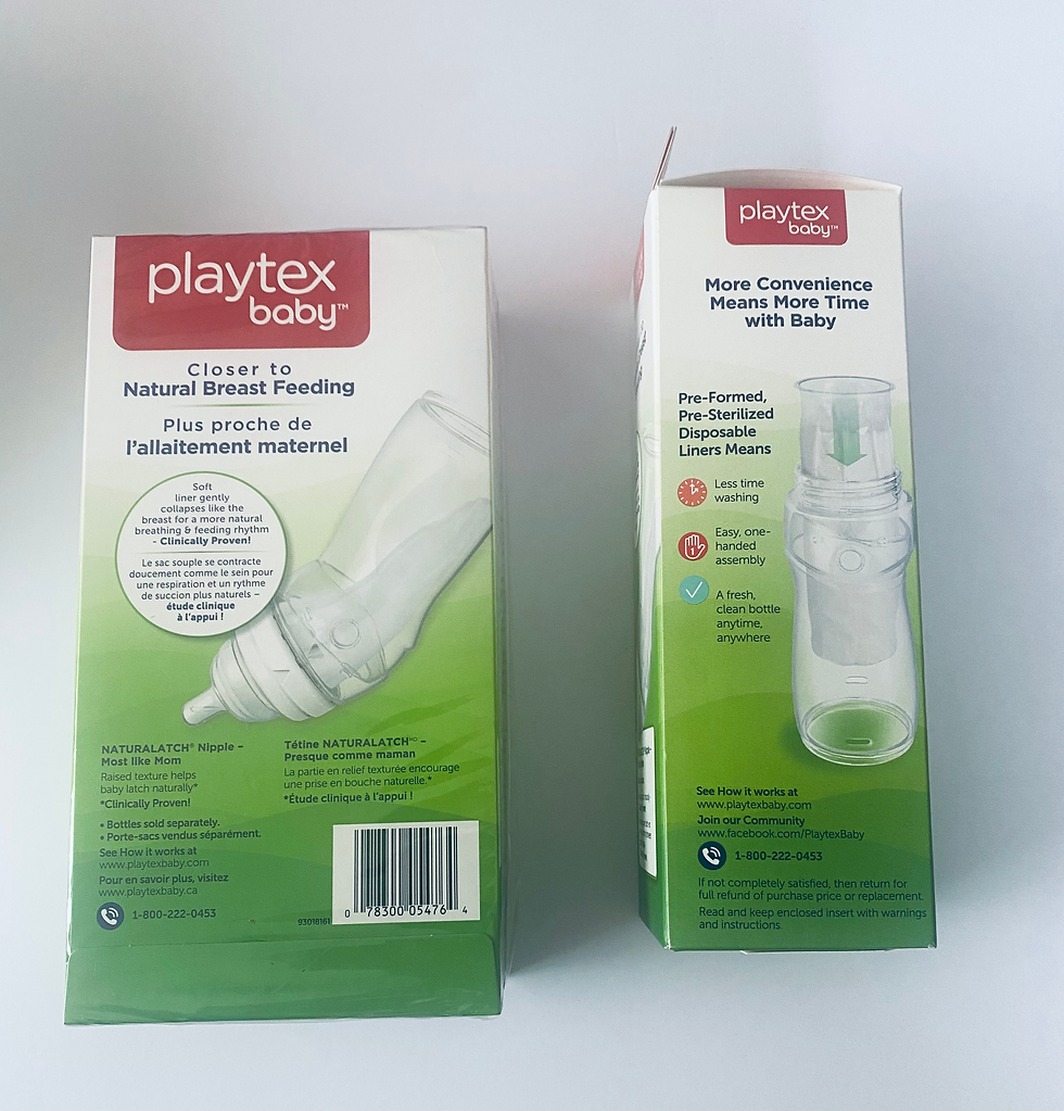 Thumbnail: Playtex Nurser Drop-Ins Liners Premium 8-10 oz BPA-Free Bottle & Liner 2 Pk Set