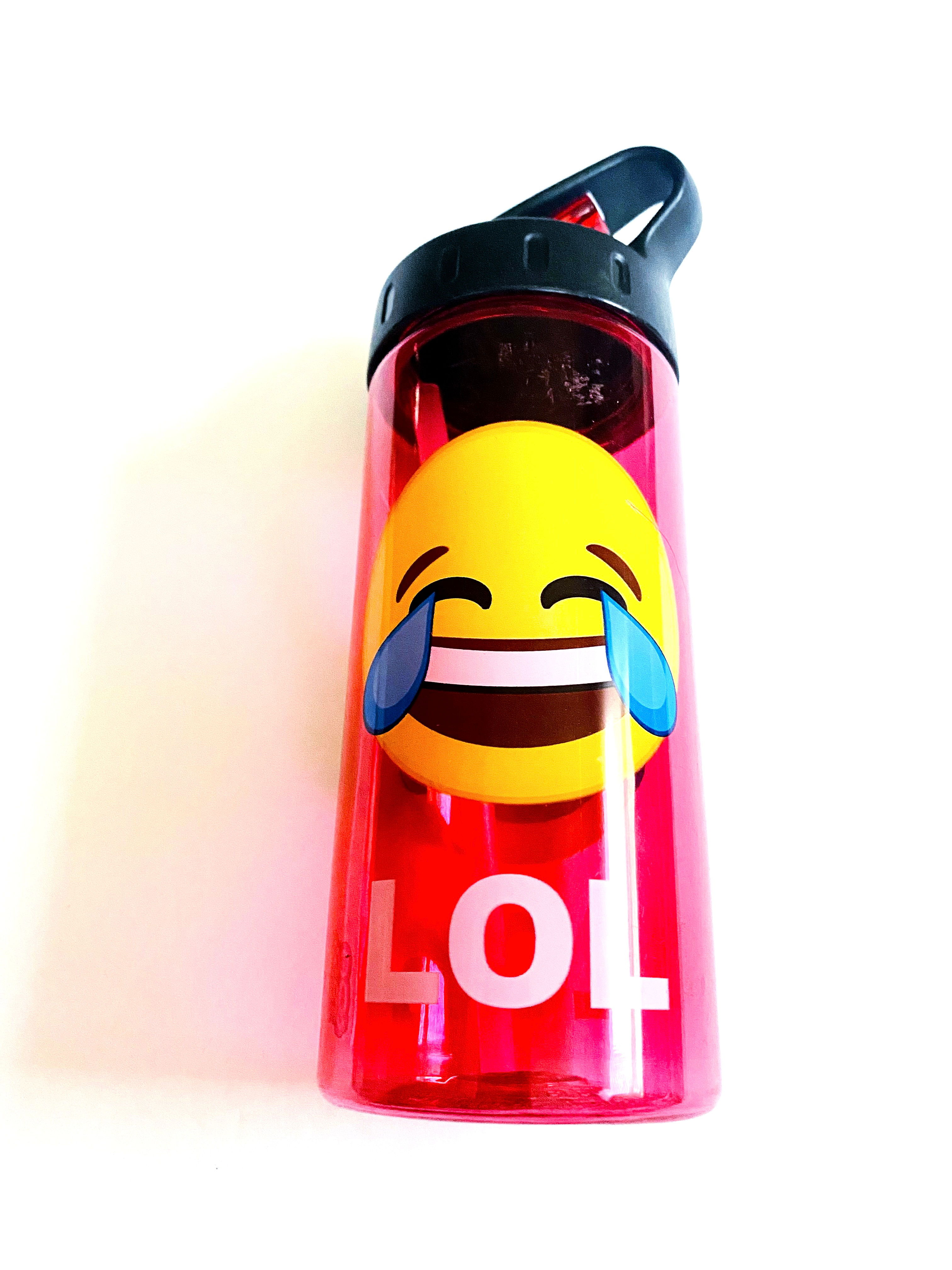Cool Gear Emoji "LOL " Water Drink Bottle