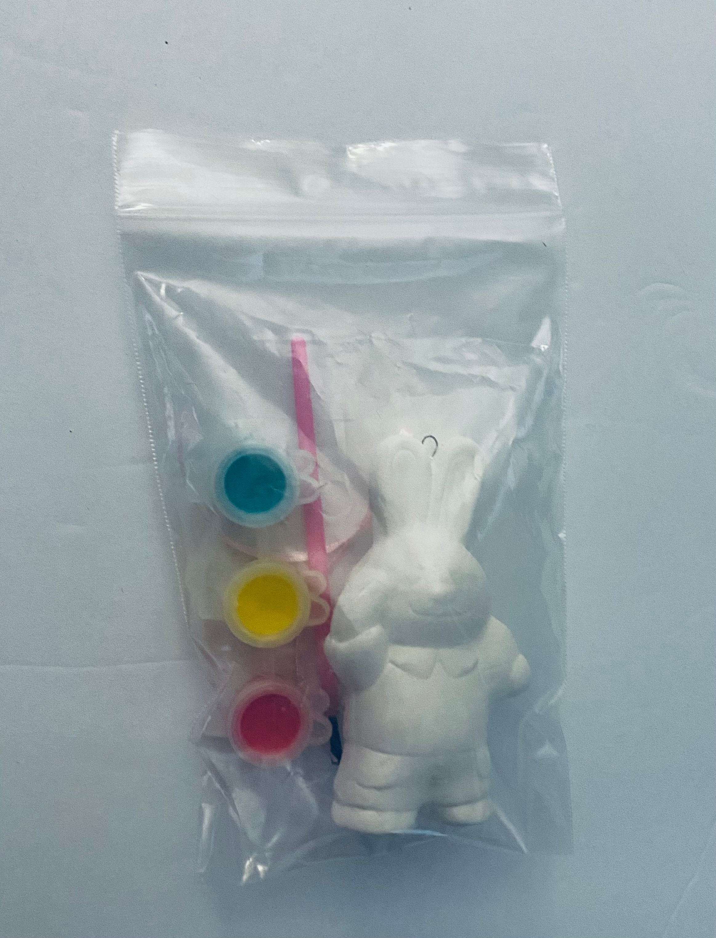 DIY Paint Plaster Bunny or Egg Easter