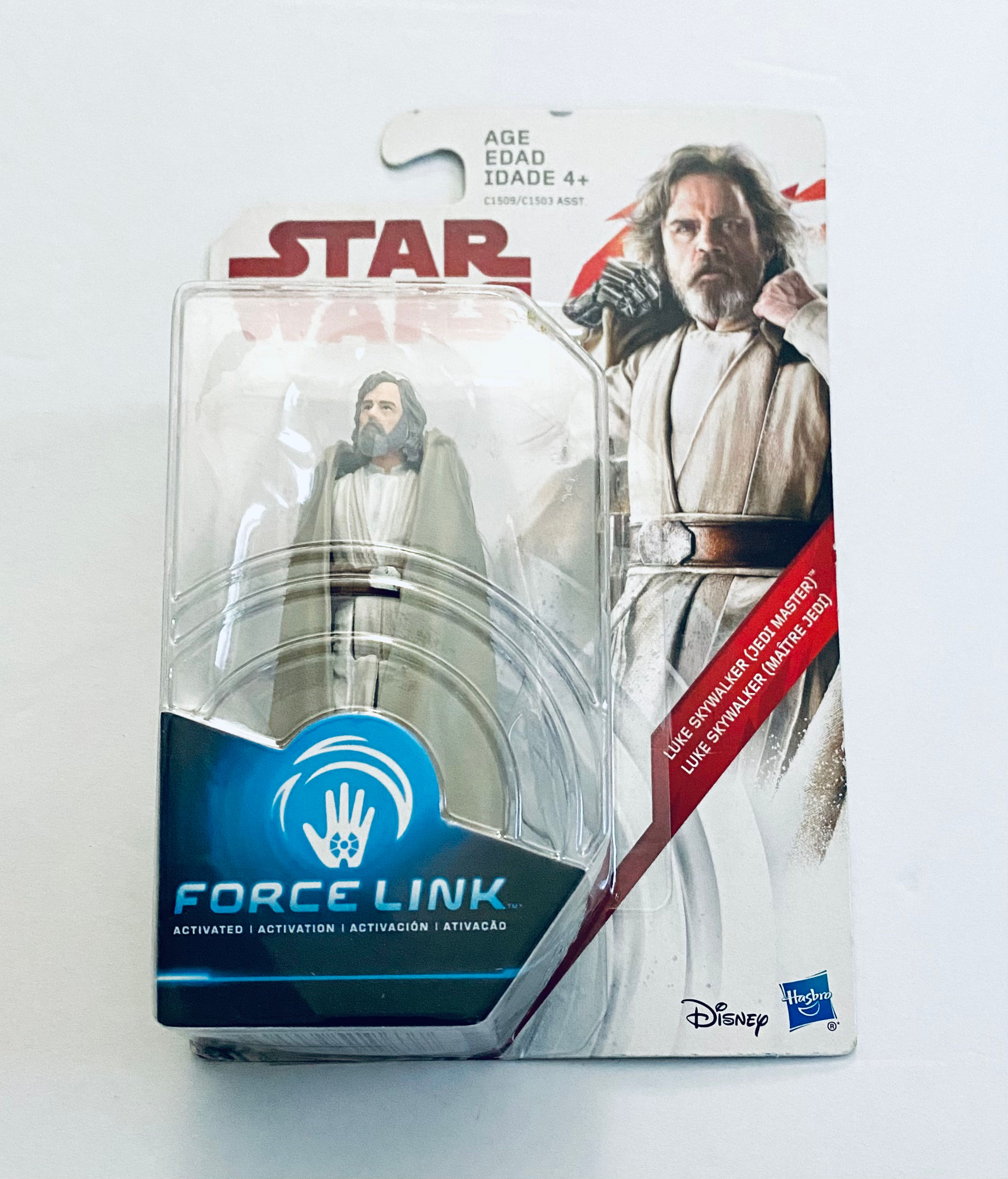 Star Wars Luke Skywalker (Jedi Master) Force Link Figure