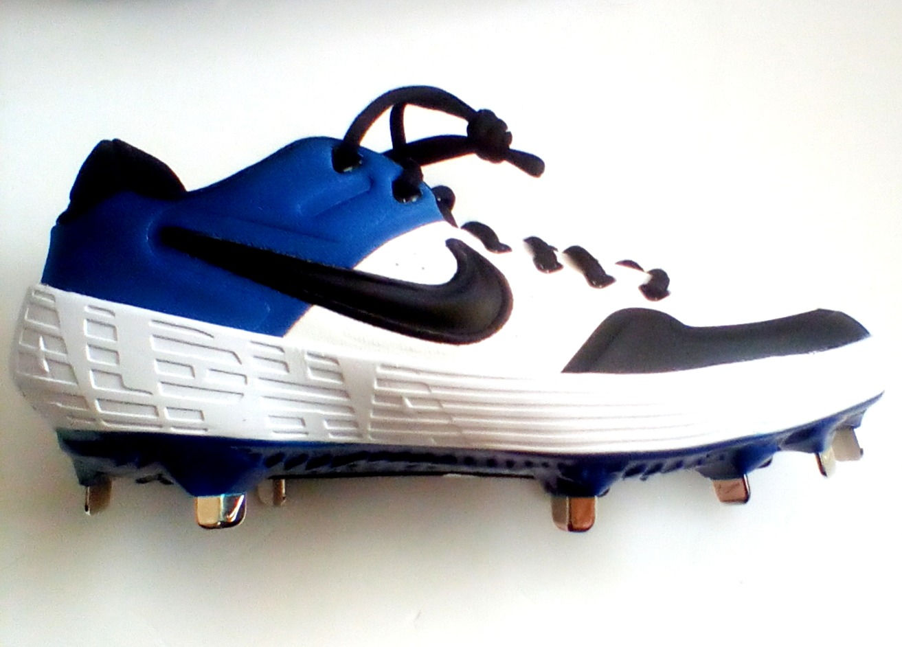 Nike Mens Air Blue White & Black Metal Cleats - Various Sizes