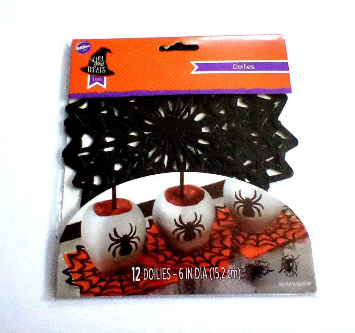 Spiderweb Doilies - 12 Ct - Halloween