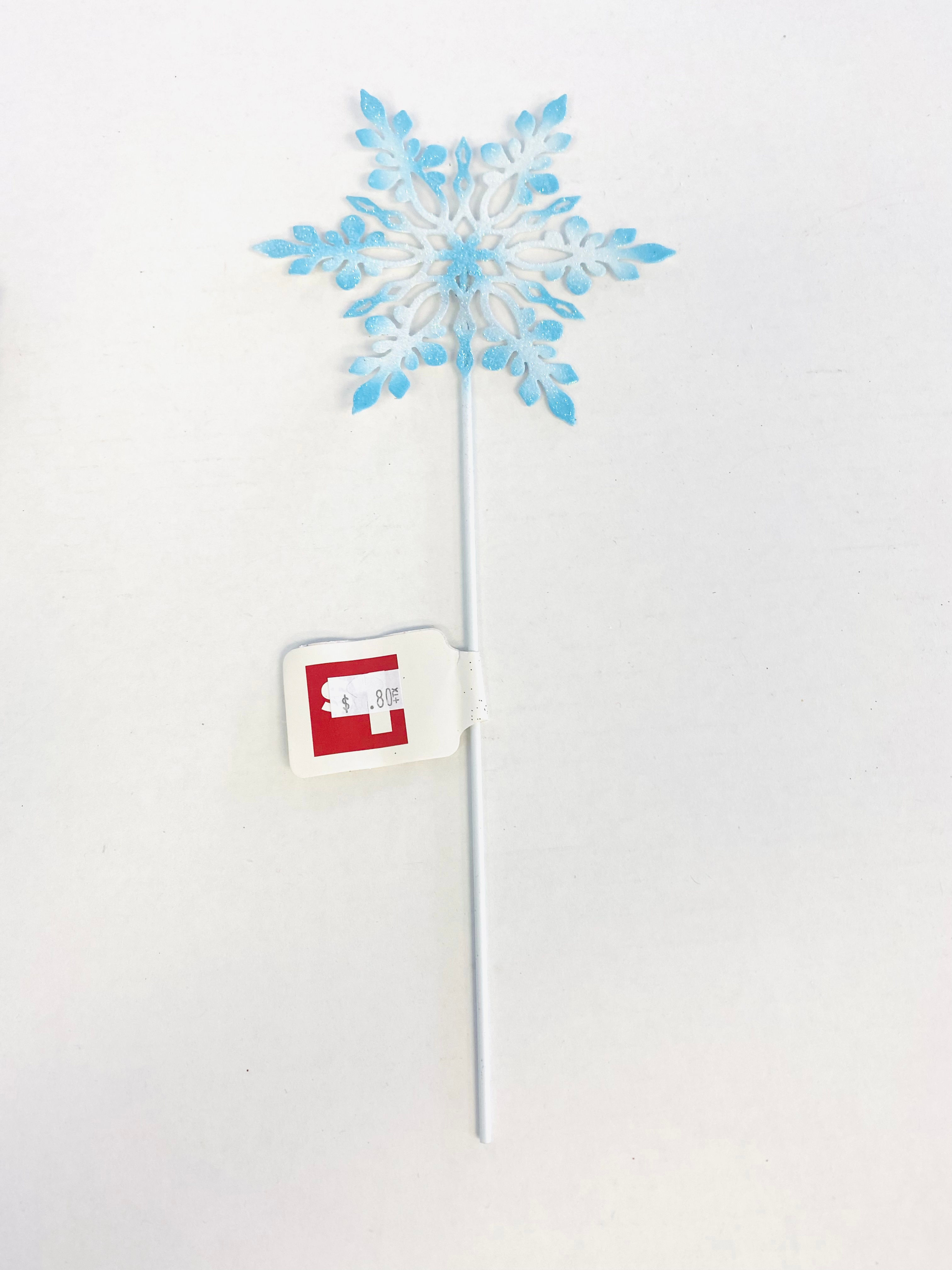 Snowflake 12” Metal Pick 