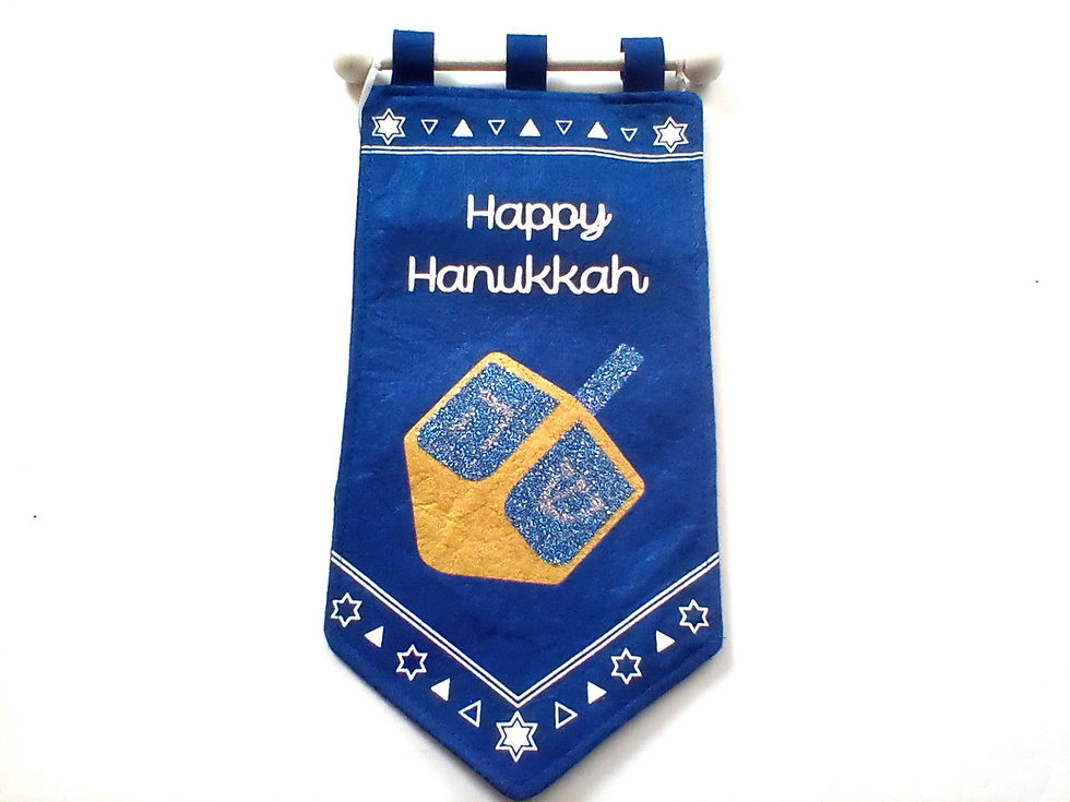 Thumbnail: "Happy Hanukkah" Banners by Holiday Living