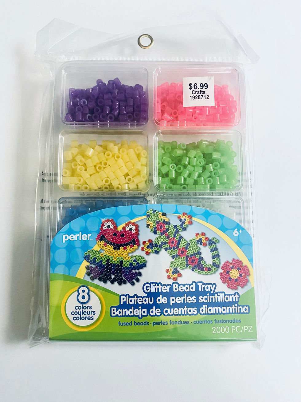 Perler Glitter Bead Tray - 2000PC