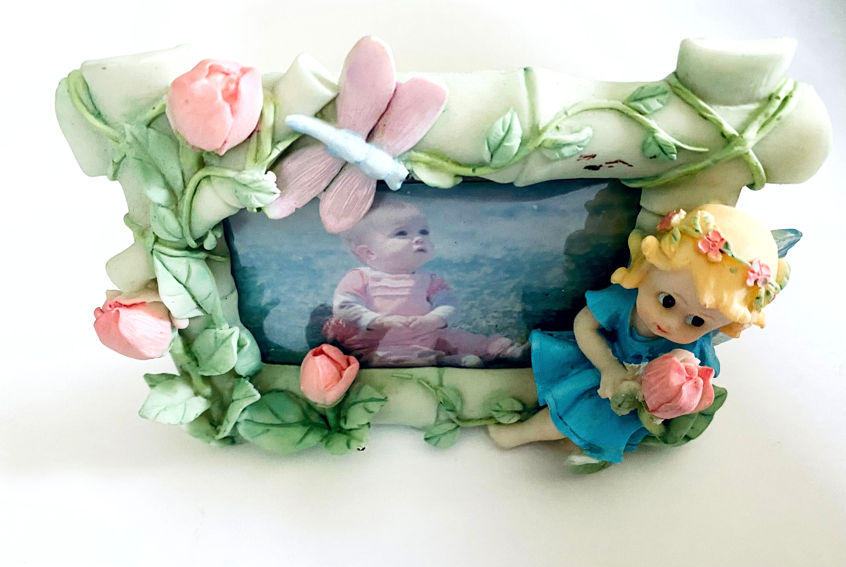 Ceramic World Fairy Picture Frame - Blue
