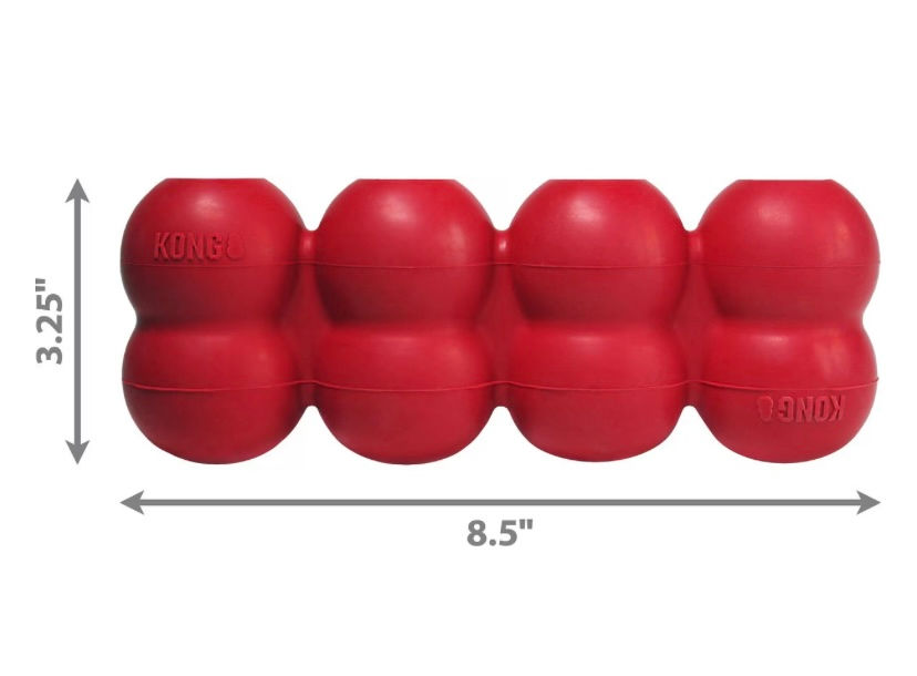 Thumbnail: Kong Goodie Ribbon Dog Toy Large 