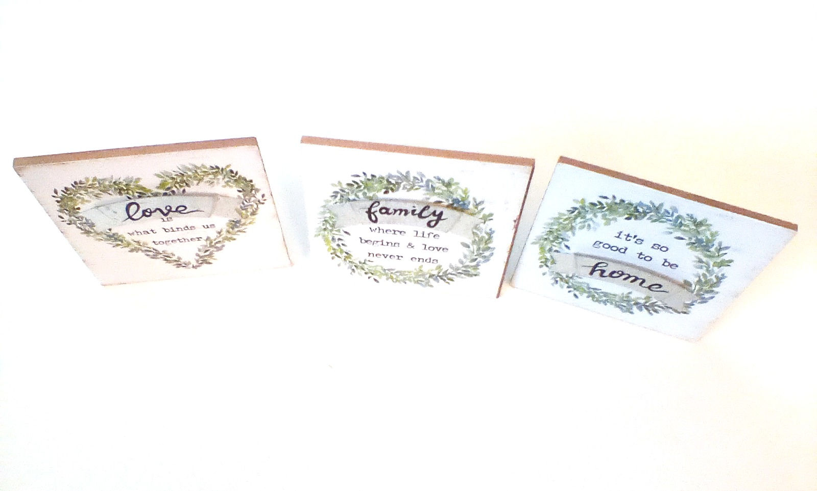 Welcome Home , Love  or Family Table Top Decor