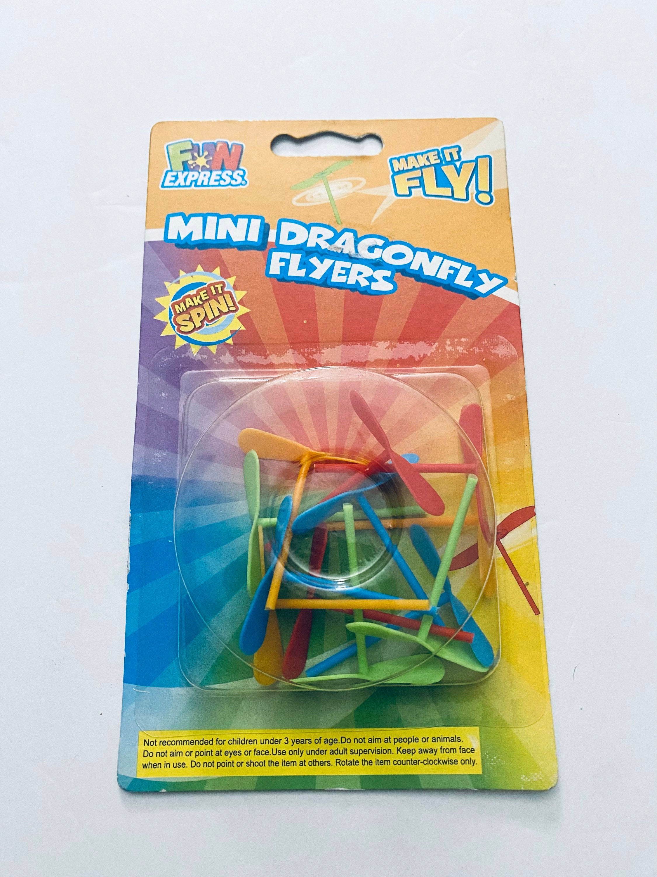 Fun Express  Mini Dragonfly Flyers - 12Pc