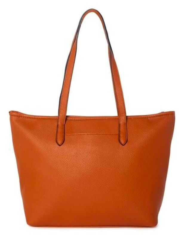 Thumbnail: Time and Tru Womens 3-Pc Womens Handbag Set Brown Pebble