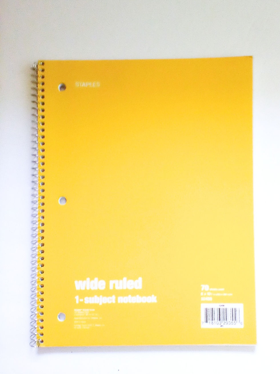 Thumbnail: 1 Subject Notebooks Various Colors Wide Ruled